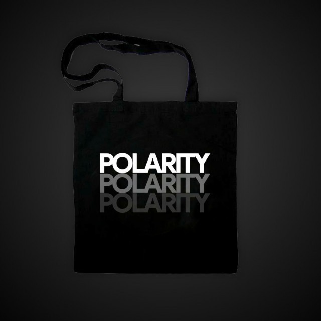 Tote bag Noir -  Polarity